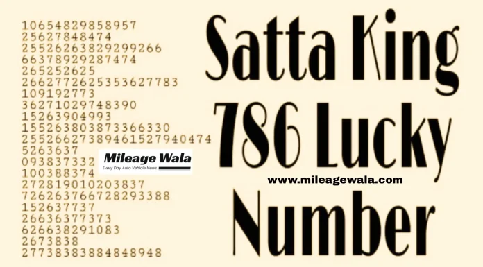 Satta King 786